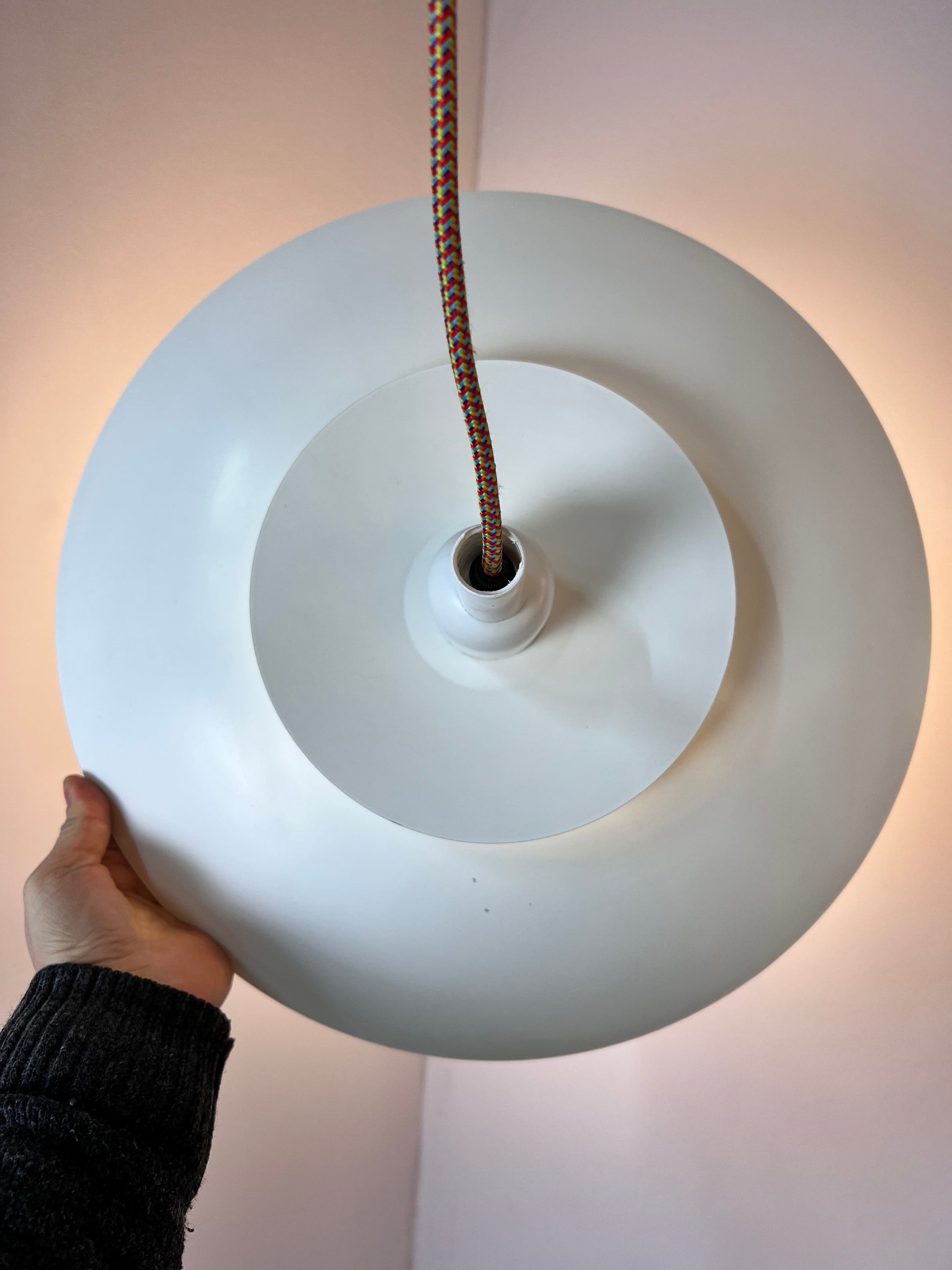 Lamellenlampe weiss Dänemark