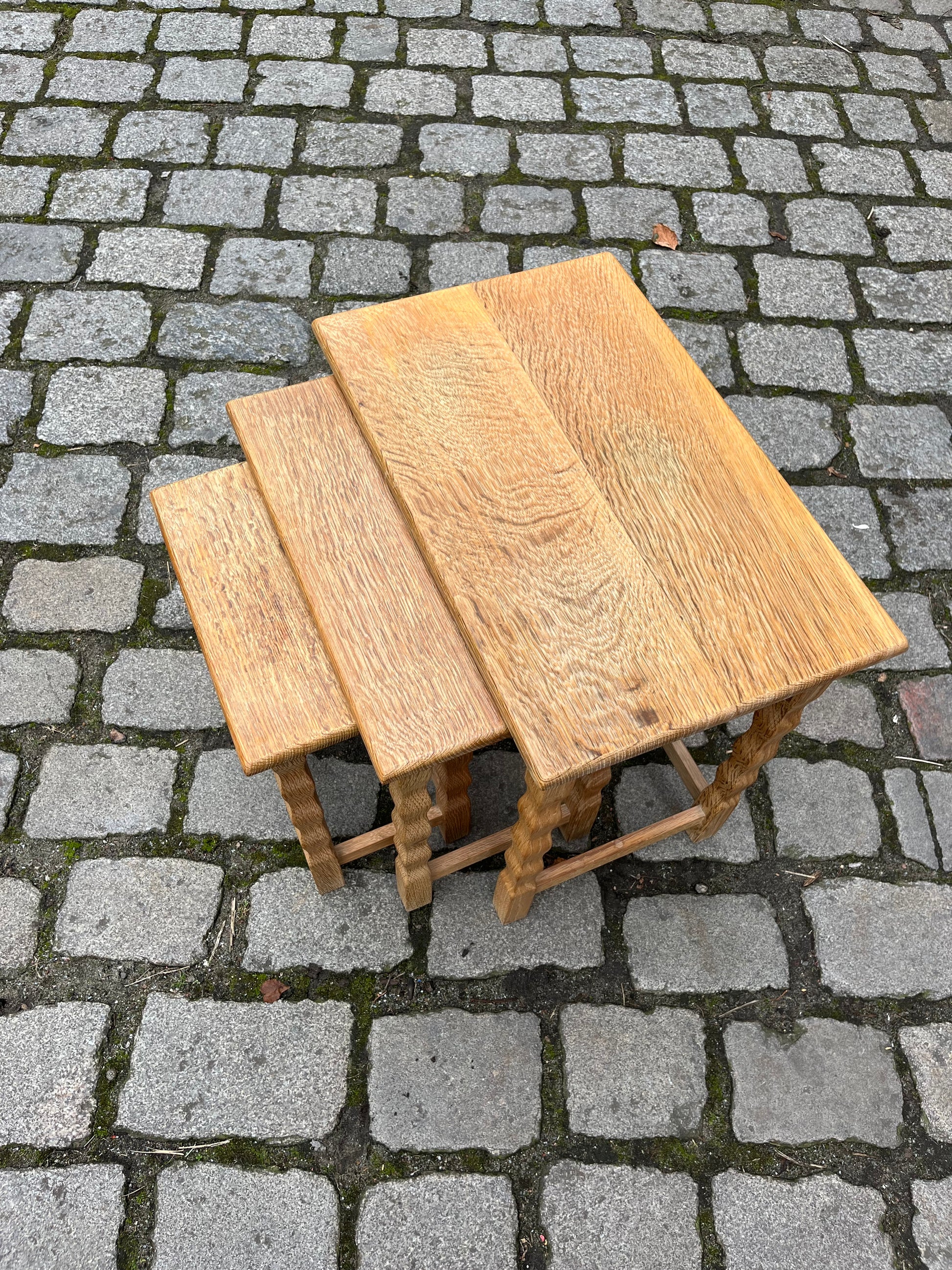 Satztische Eiche von Carl Eriksen für Cemo Möbel Odense