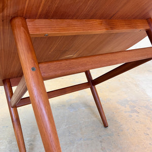 Runder Couchtisch Teak von Niels Bach