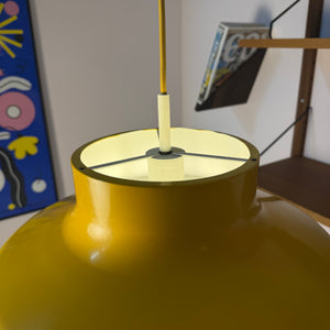 Hängelampe gelb aus Dänemark