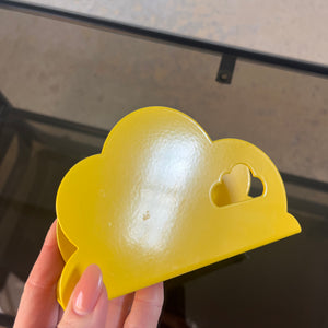 Serviettenhalter RYMLIG gelb von Vintage IKEA
