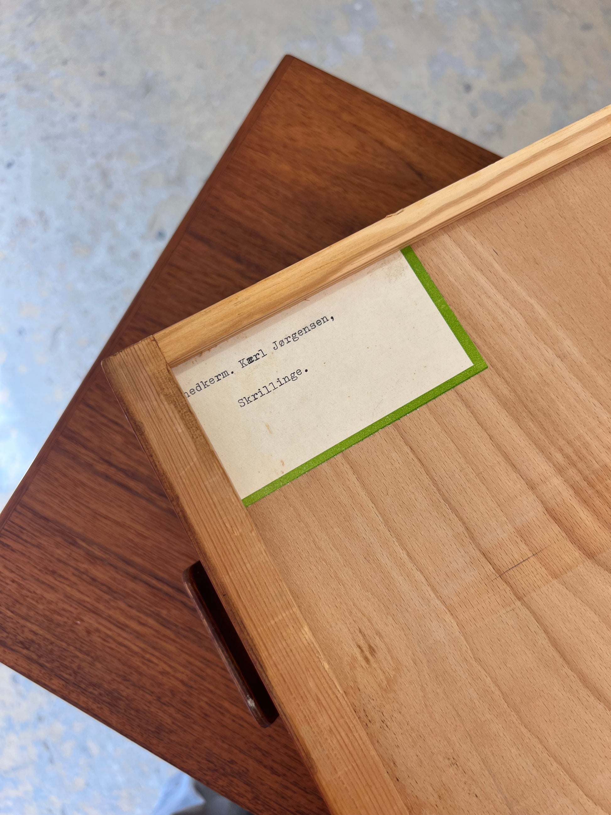 Kommode Teak mit Schloss aus Dänemark