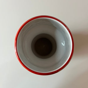 Vase 635/2 rot von Royal Porzellan Bavaria KPM