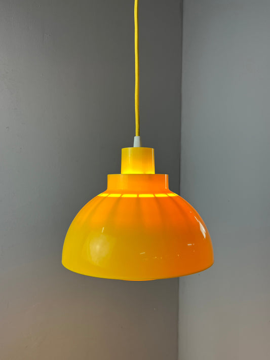 Hängelampe Minisol gelb von K. Kewo für Nordisk Solar