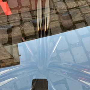 Runder Esstisch Rauchglas & Chrom von Gastone Rinaldi