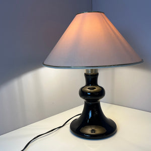 Tischlampe Backgammon Opal schwarz von Holmegaard