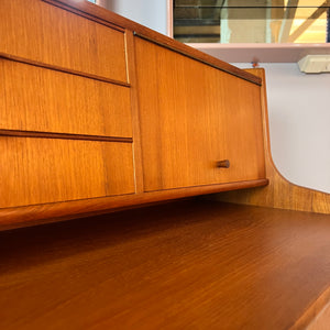 Sekretär mit Spiegel Teak aus Dänemark