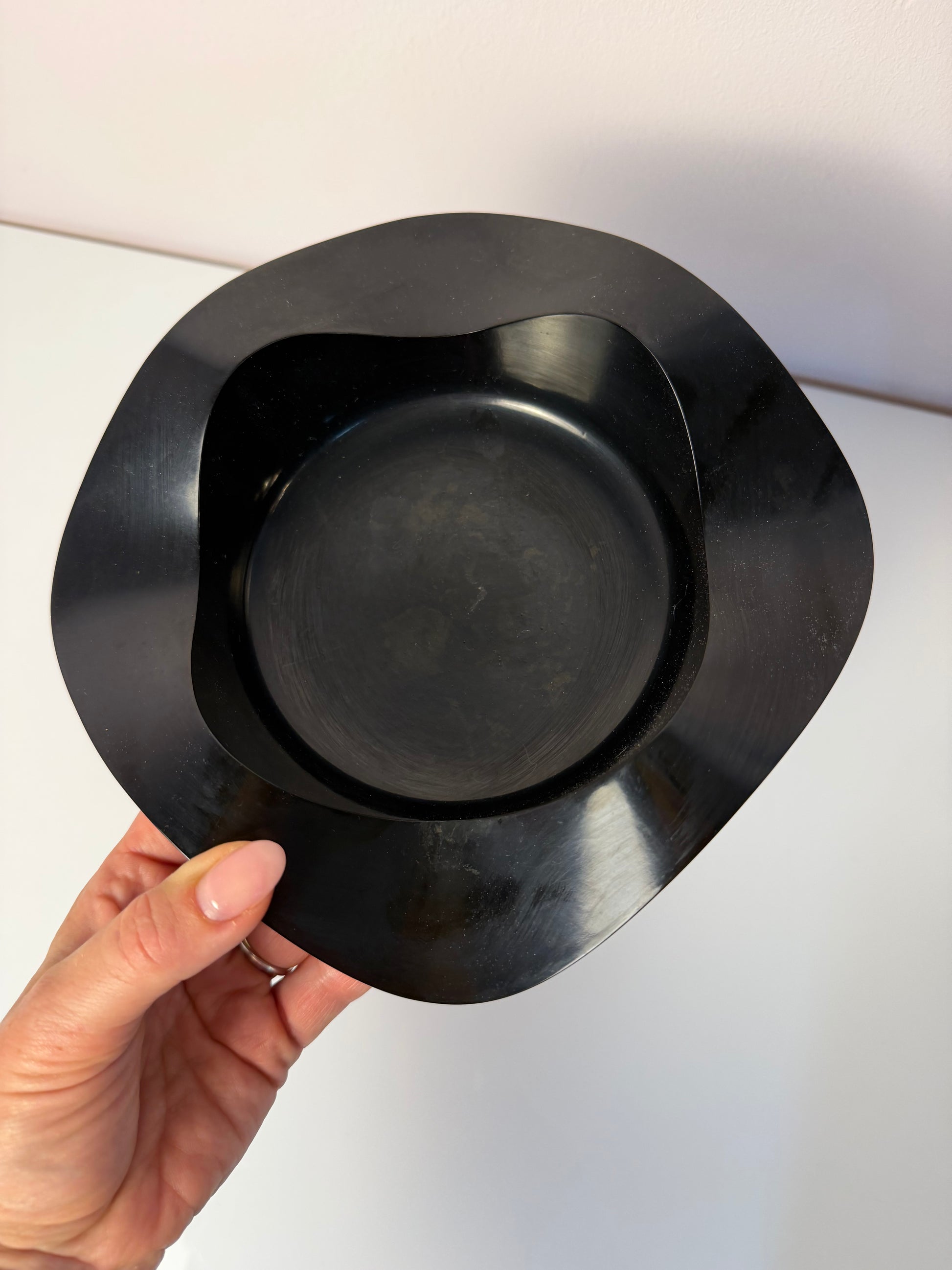 Aschenbecher schwarz von Walter Zeischegg für Helit
