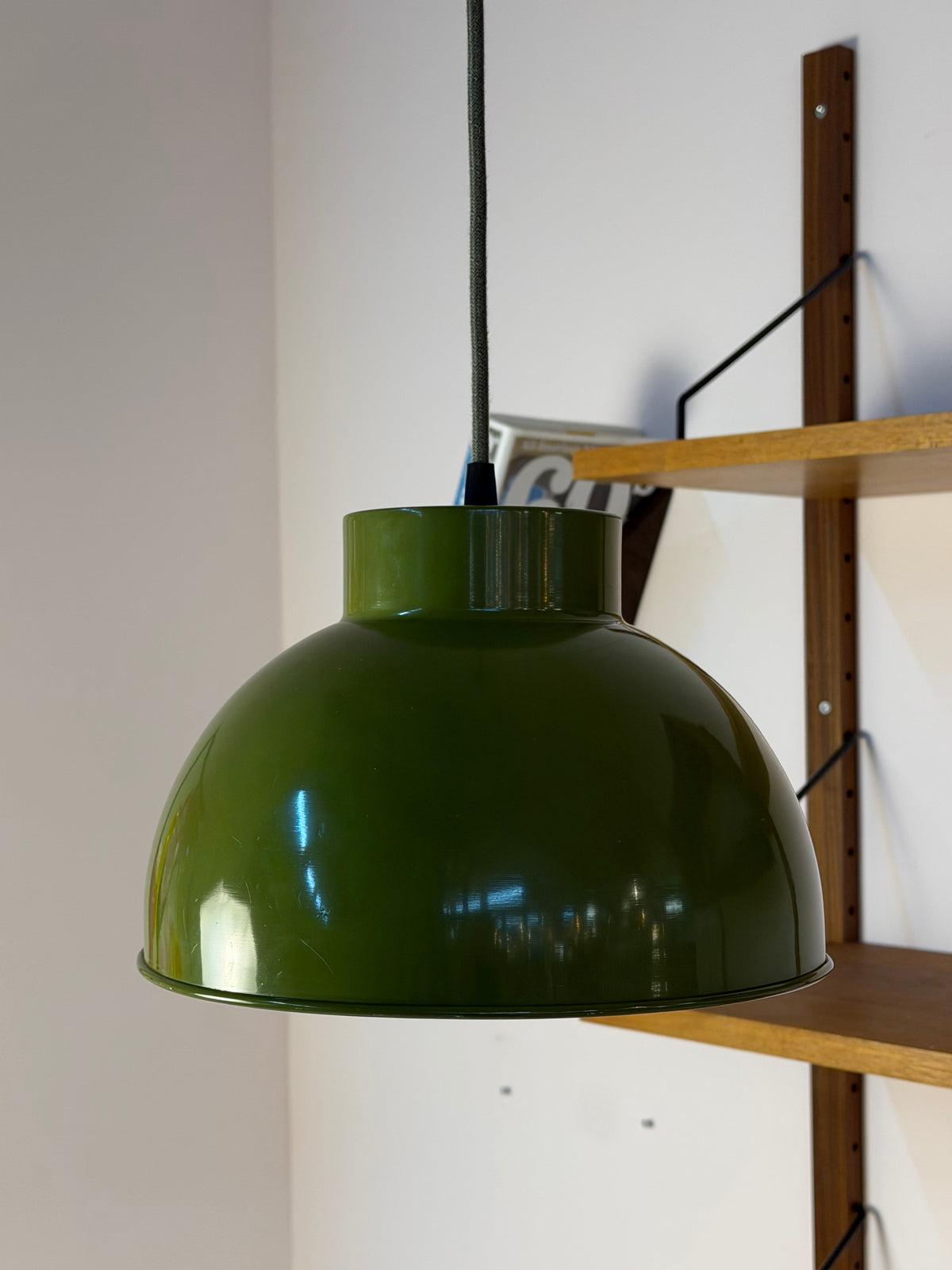Bunkerlampe oliv aus Dänemark