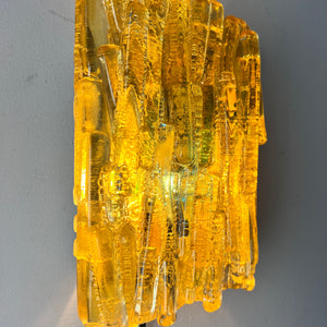 Wandlampe gelb von Claus Bolby für Cebo