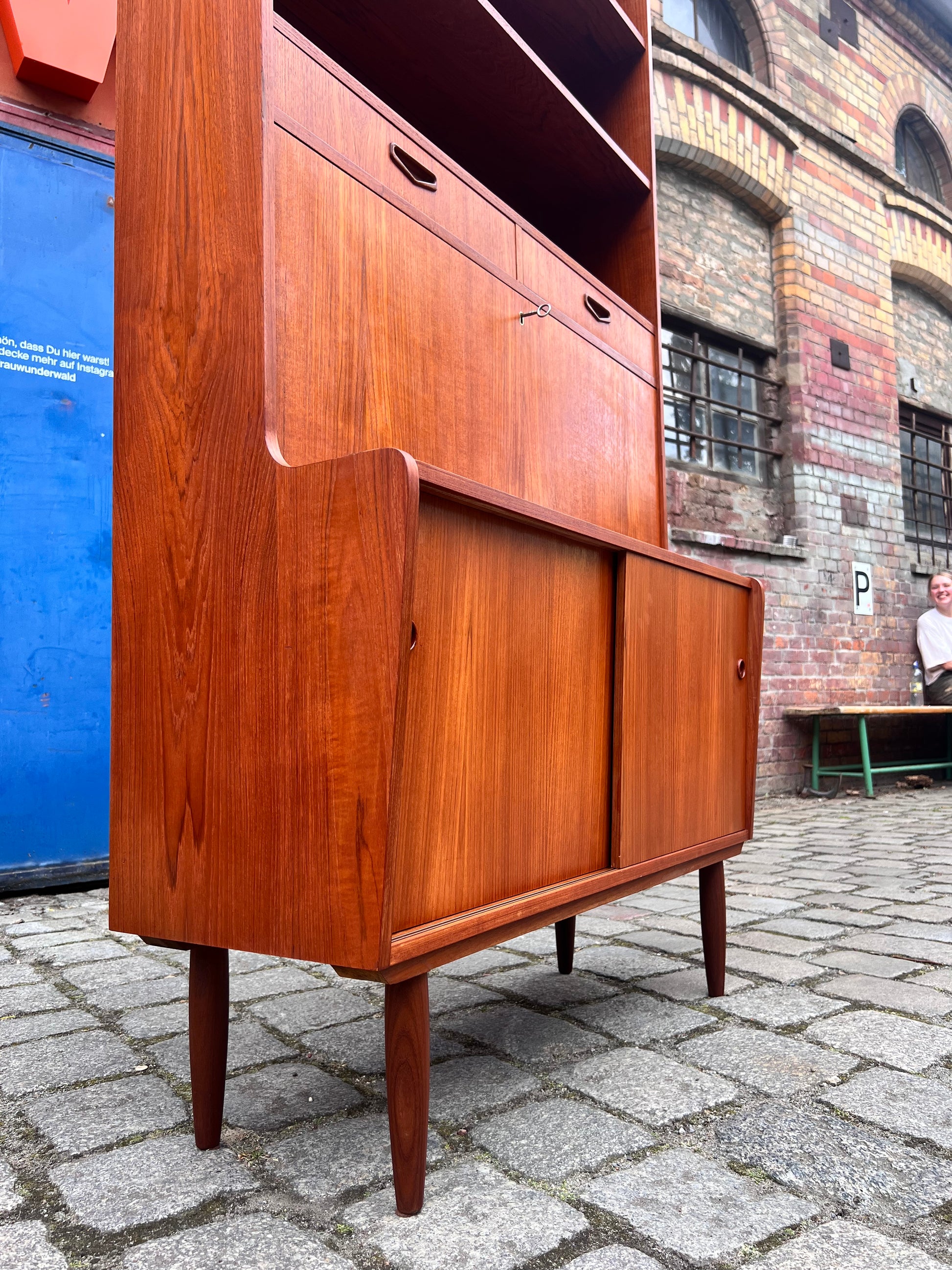 Regal / Bücherschrank Teak aus Dänemark