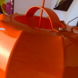 Hängelampe orange mit orangem Kabel von Ilka Plast