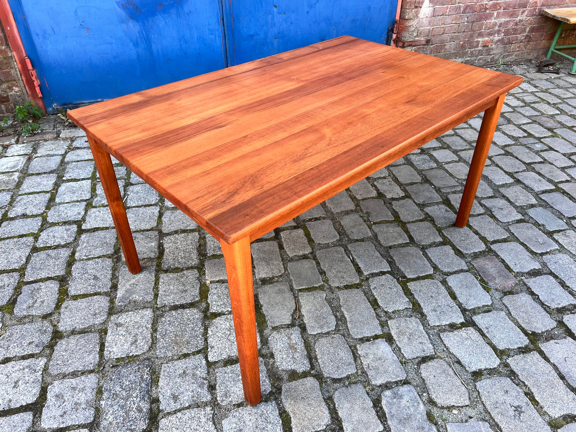 Esstisch Teak Vollholz mit eingehängter Platte