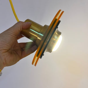 Lamellenlampe Messing Kunststoff Dänemark