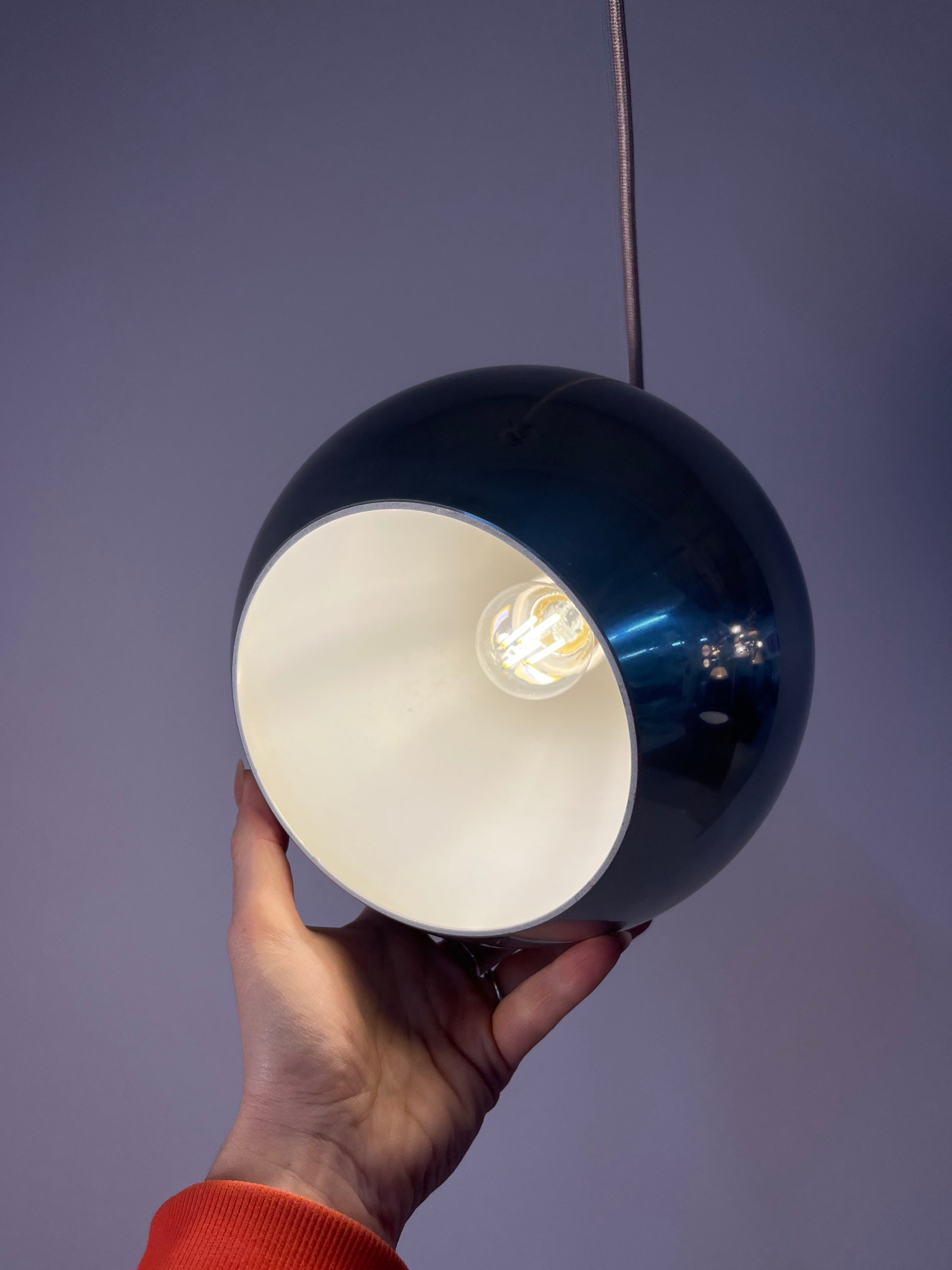 Kugellampe Topan Chrom von Verner Panton