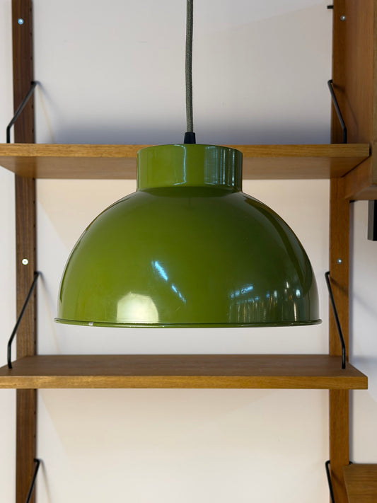 Bunkerlampe oliv aus Dänemark
