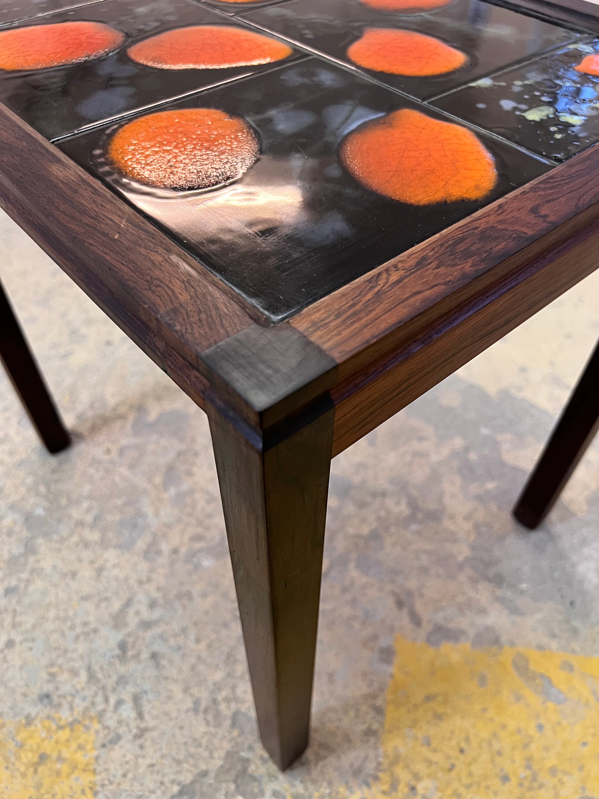 Fliesentisch Palisander Dänemark