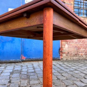 Kleiner ausziehbarer Esstisch Teak aus Dänemark