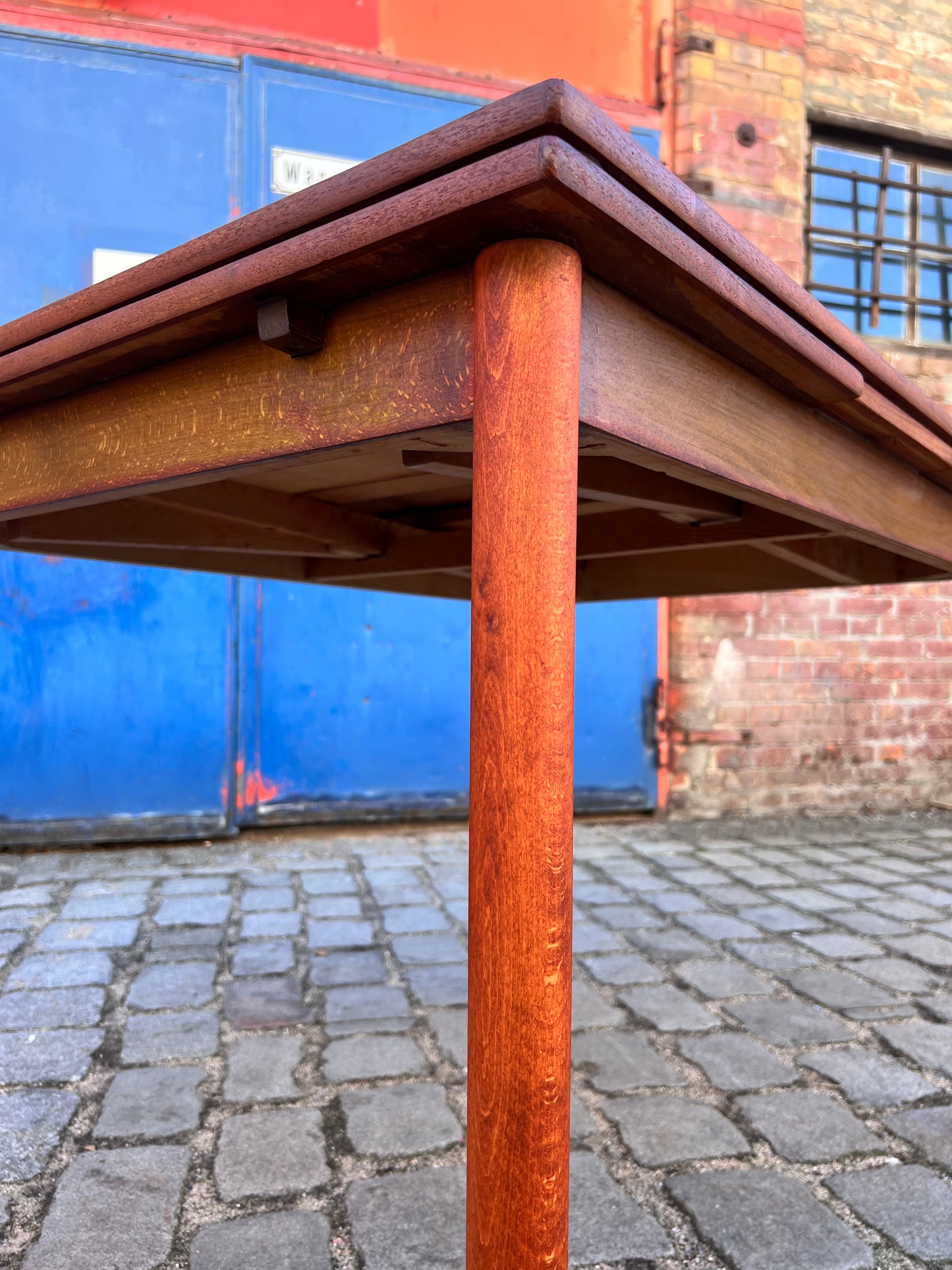 Kleiner ausziehbarer Esstisch Teak aus Dänemark