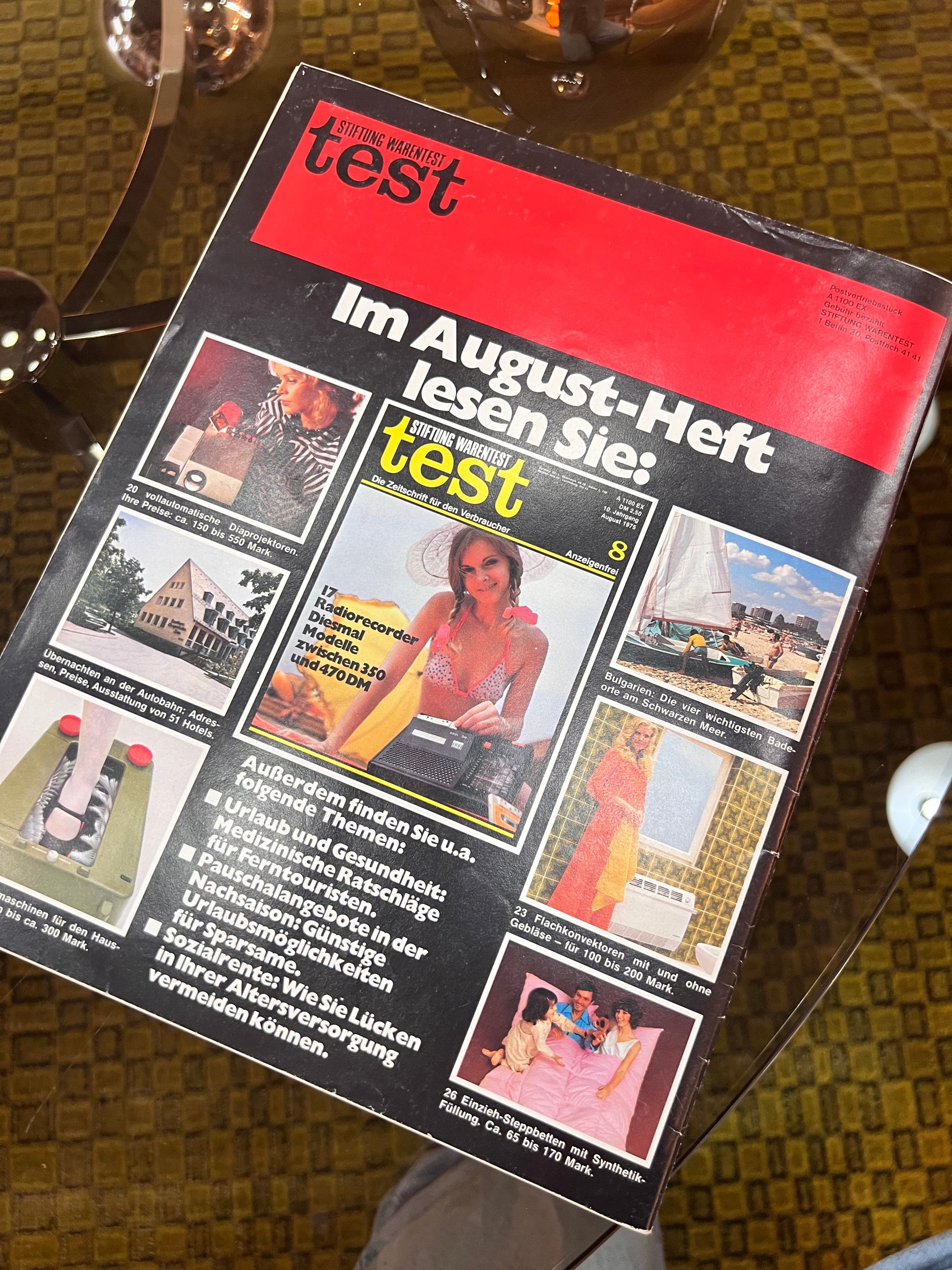 Stiftung Warentest Zeitschrift Juli 1975