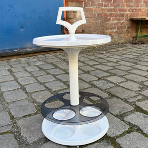 Flaschenhalter Beistelltisch weiß von Flair Holland