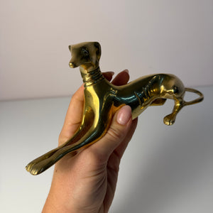Set: 2 Windhunde Messing aus Dänemark
