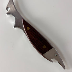 Flaschenöffner Fisch Palisander & Stahl aus Dänemark
