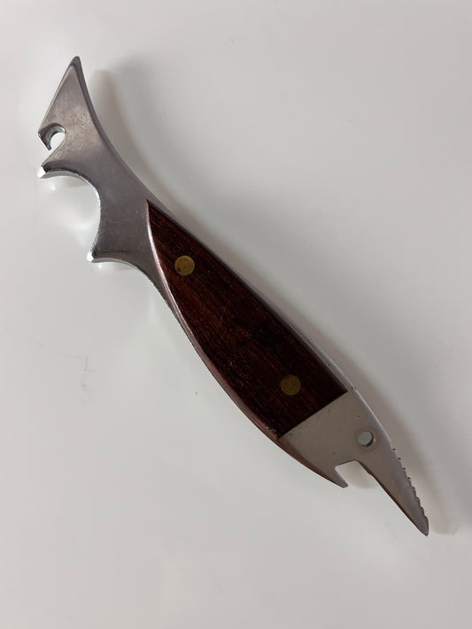 Flaschenöffner Fisch Palisander & Stahl aus Dänemark