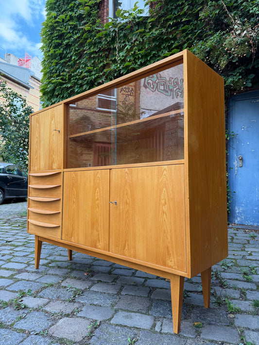 Highboard Typ 602/G Esche von Franz Ehrlich für Hellerau