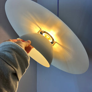 Lamellenlampe hellgrau aus Dänemark
