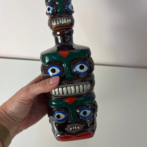 Set: Tiki Schnapsdekanter & 6 Becher