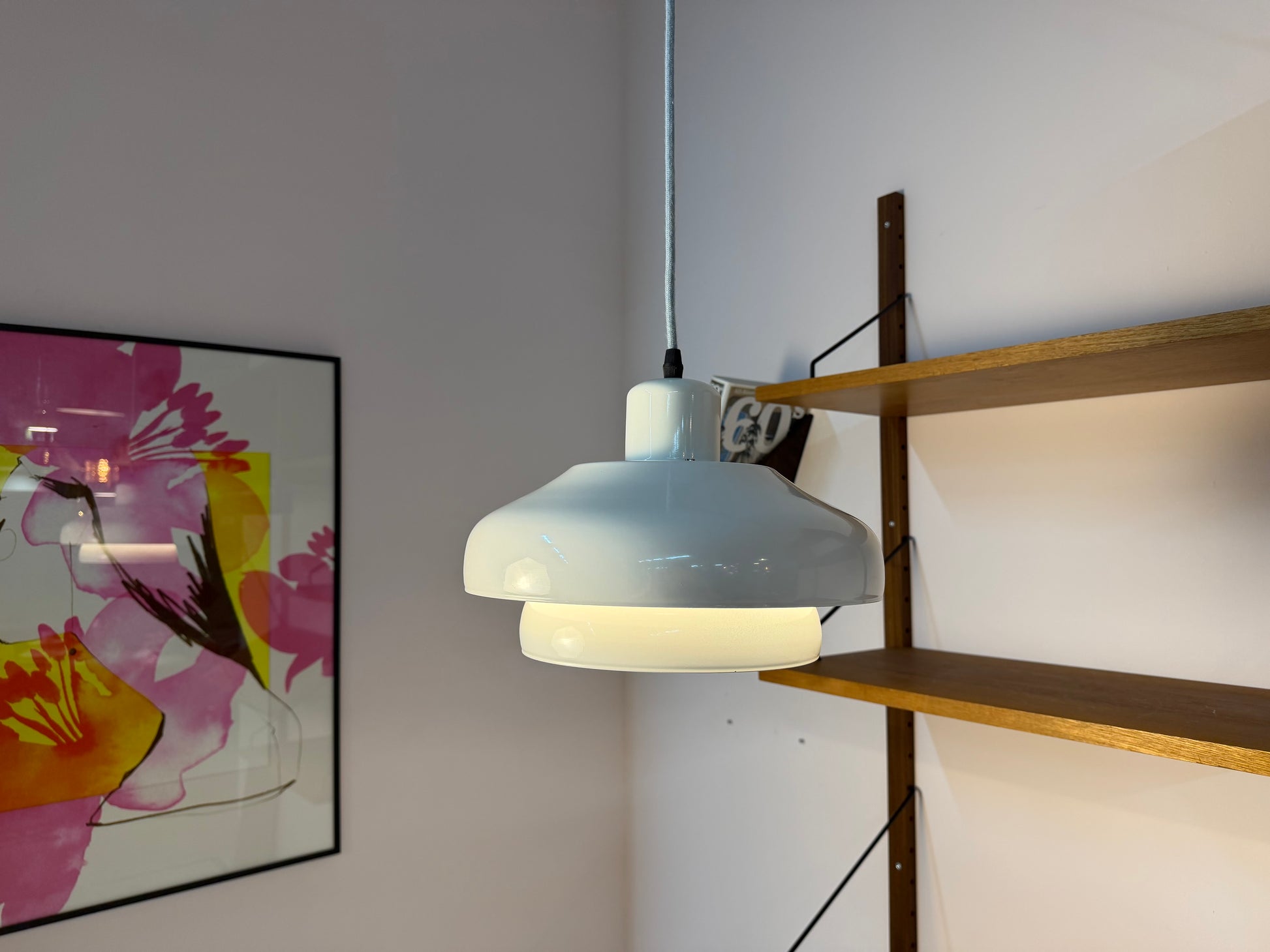 Lamellenlampe weiß aus Dänemark