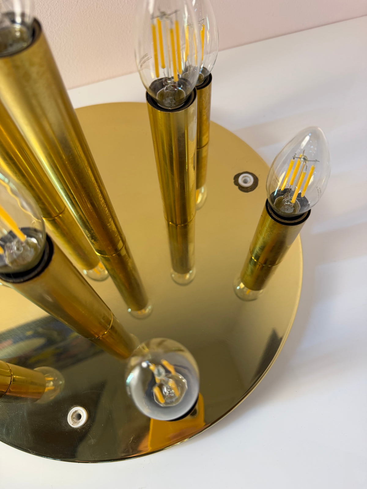 Wand-/ Deckenlampe gold von von Sölken