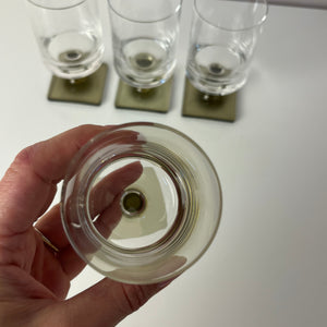 Set: 4x Weinglas Modell Berlin mit Rauchfuß von Georg Jensen für Rosenthal