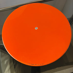 Tablett orange Metall von Boltze Design