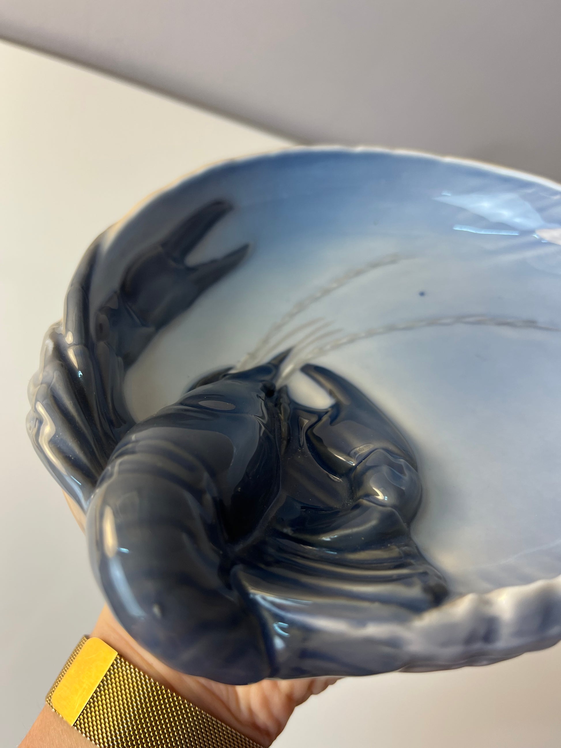 Schale Hummer Typ 3277 ∅ 16,5 cm von Erik Nielsen für Royal Copenhagen