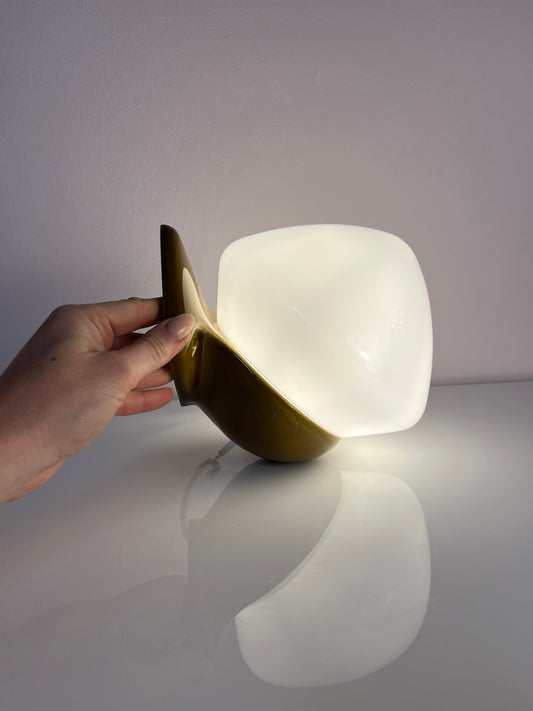 Wandlampe Modell 6030 oliv von Sigvard Bernadotte für Ifö
