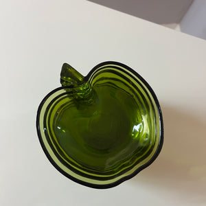 Set: 6x Schale grüner Apfel Glas