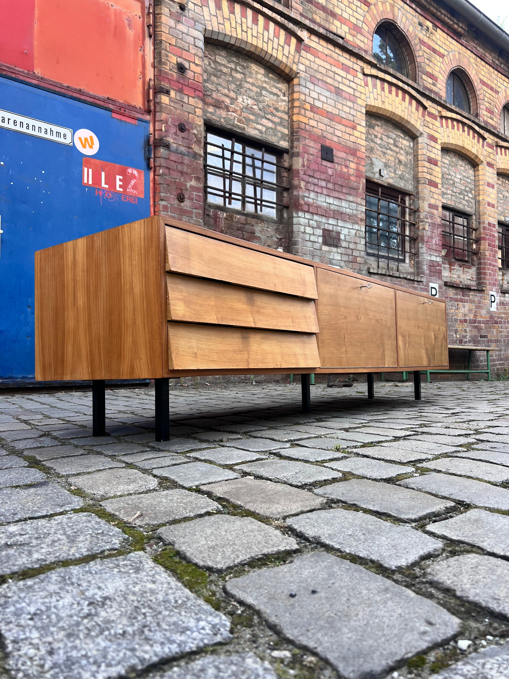 XXL Lowboard Esche 70er