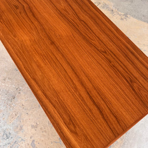 Schreibtisch Teak mit extra Laptop-Fach aus Dänemark