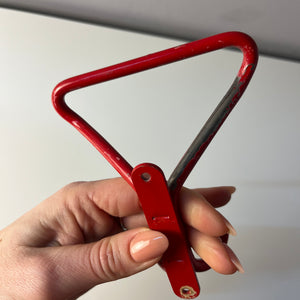 Set: 2x Wandhaken rot Metall