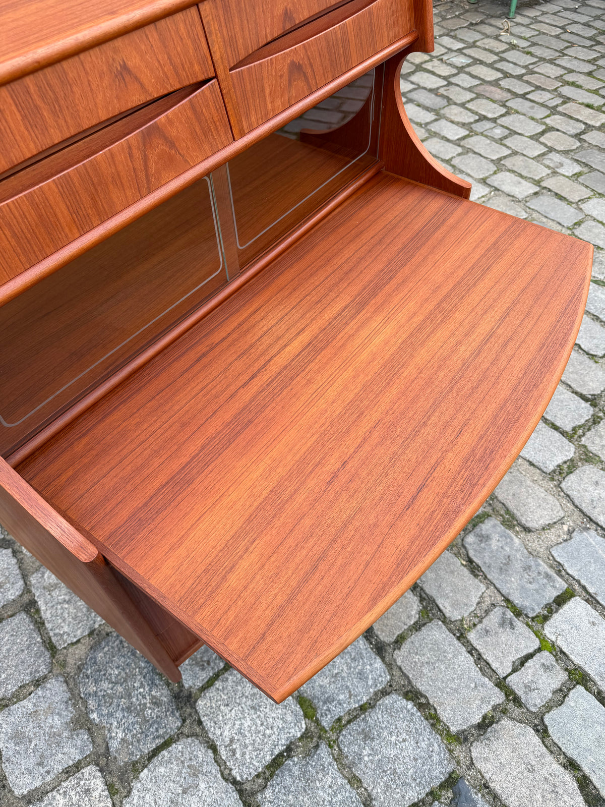 Sekretär Teak von Gunnar Falsig für Holstebro Møbelfabrik