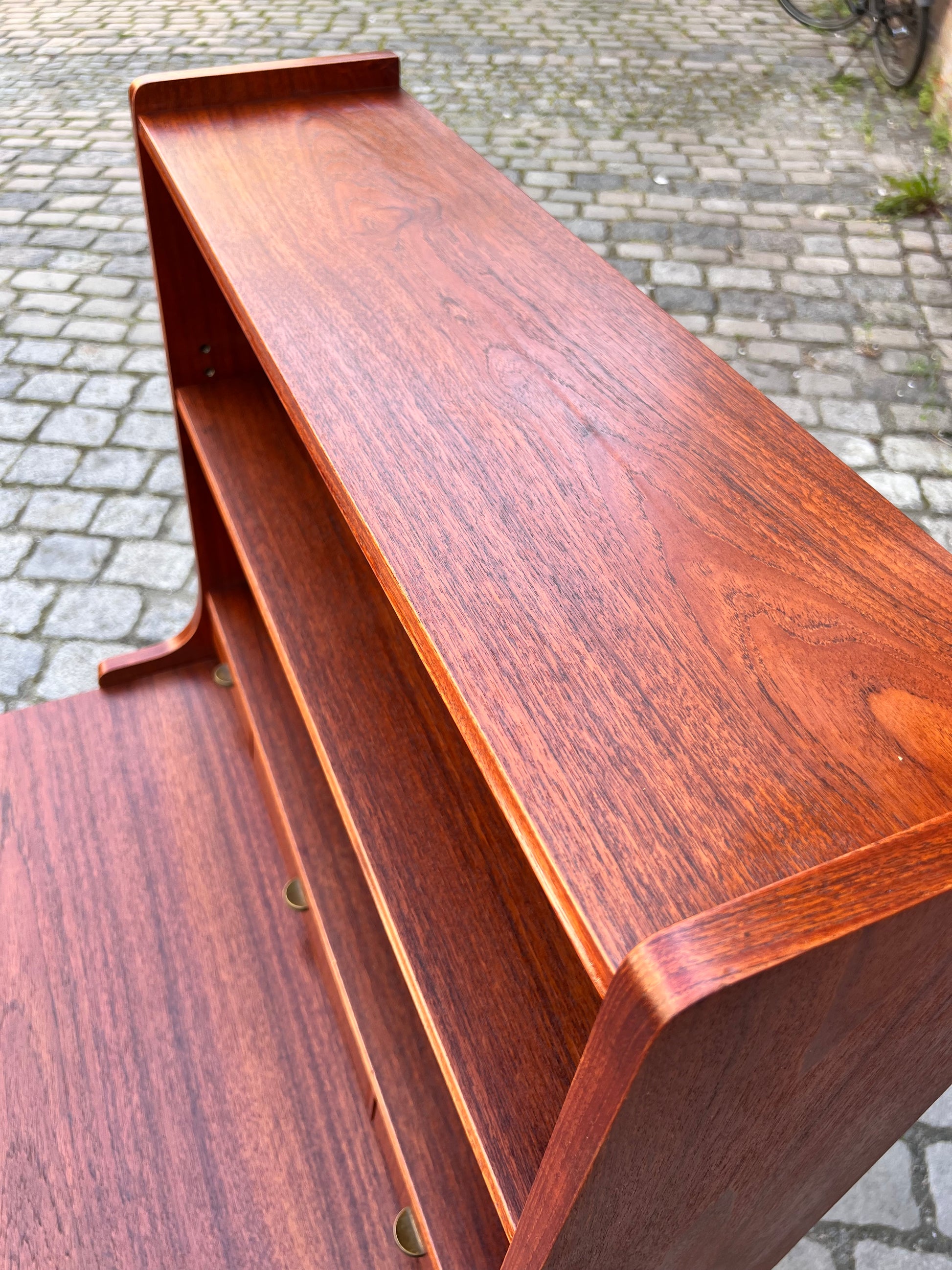 Bücherregal mit Sekretär und Kommode Teak Dänemark