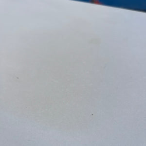 Esstisch mit Linoleum-Platte hellgrau Buche