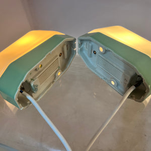 Wandlampe Modell 6045 mintgrün von Sigvard Bernadotte für Ifö