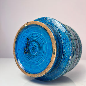 Vase Serie Rimini Blu von Aldo Londi für Bitossi