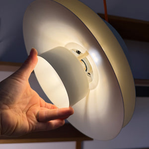 Lamellenlampe Typ 753 weiß von Horn