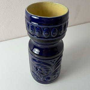 Vase 122-24 blau von VEB Gräfenroda