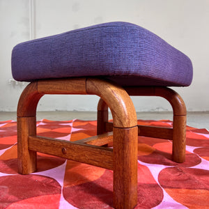 Hocker lila Teak von Preben Schou