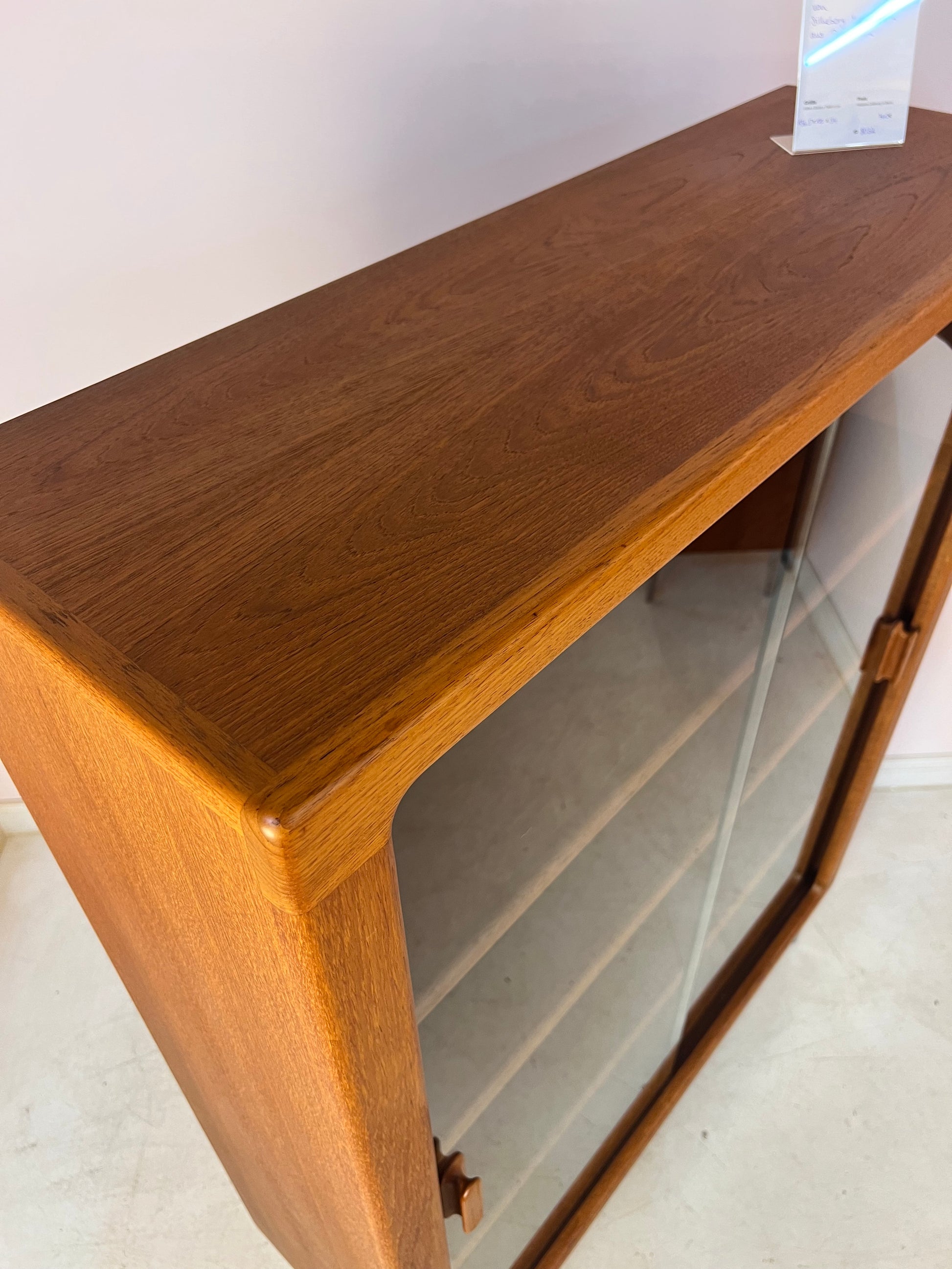 Vitrinenschrank Teak von Silkeborg Møbelfabrik